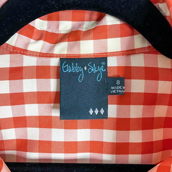 Gabby Skye Gingham Skater Dress with Pockets - Picture 6 of 9